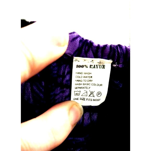 Xl sundress whimsical purple flowers feminine fairycore handkercheif hem line - Picture 14 of 16